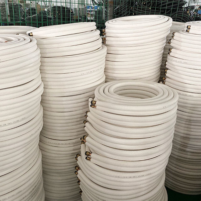 Rekabetçi fiyat AC yalıtımlı bakır boru HVAC Klima İzoleli Bakır Boru/Tüp Klima boruları