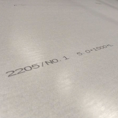 ASTM A790 2205 Paslanmaz çelik plaka 1000-8000mm Uzunluk direnci