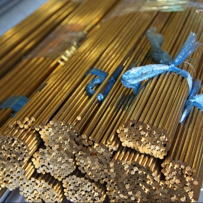 Korozyona dayanıklı bakır malzemesi C2100 C21000 Cuzn5 CZ125 H95 Katı bakır çubuk