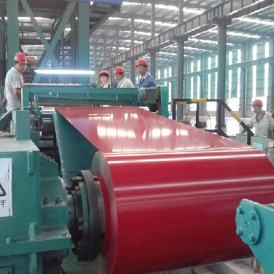 DC51 SGCC PPGI Galvanizli Çelik Rulo DX51D Flanş Plakası İçin Ön Boyalı